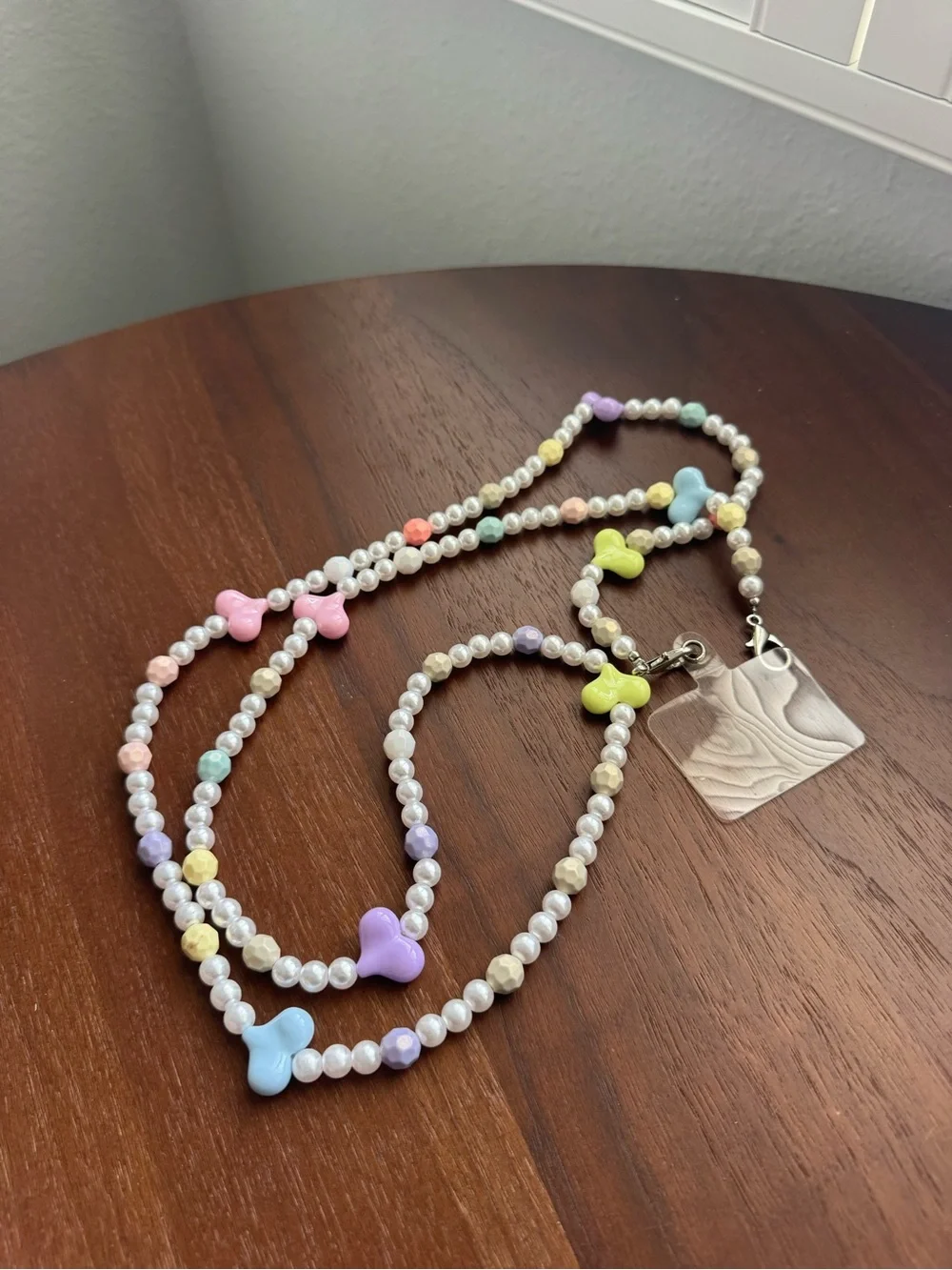 Beaded Crossbody Phone Strap Chain